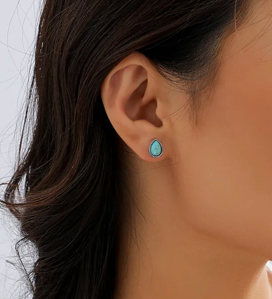 TURQUOISE EARRINGS SET