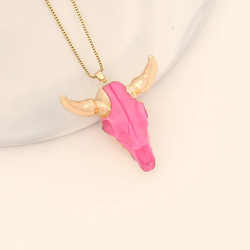 TORITO DE COLORES GOLD PLATED NECKLACE