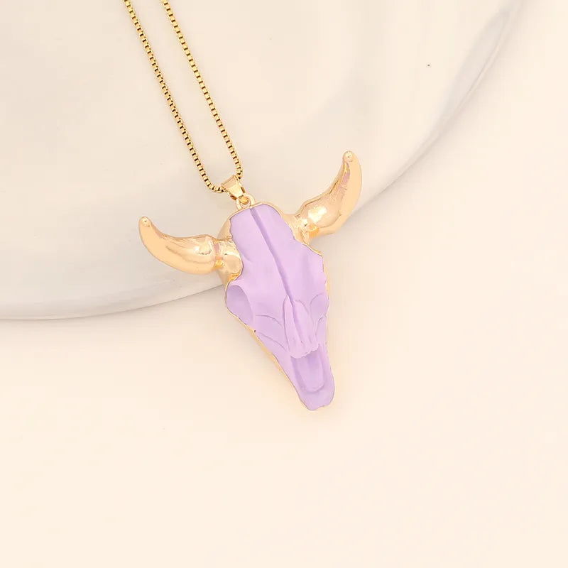 TORITO DE COLORES GOLD PLATED NECKLACE