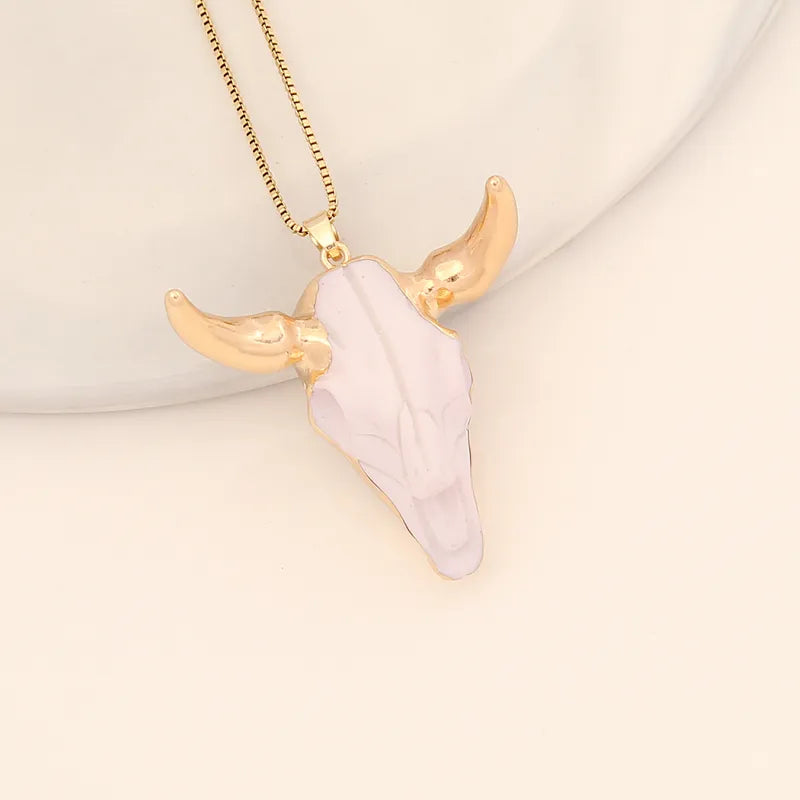 TORITO DE COLORES GOLD PLATED NECKLACE