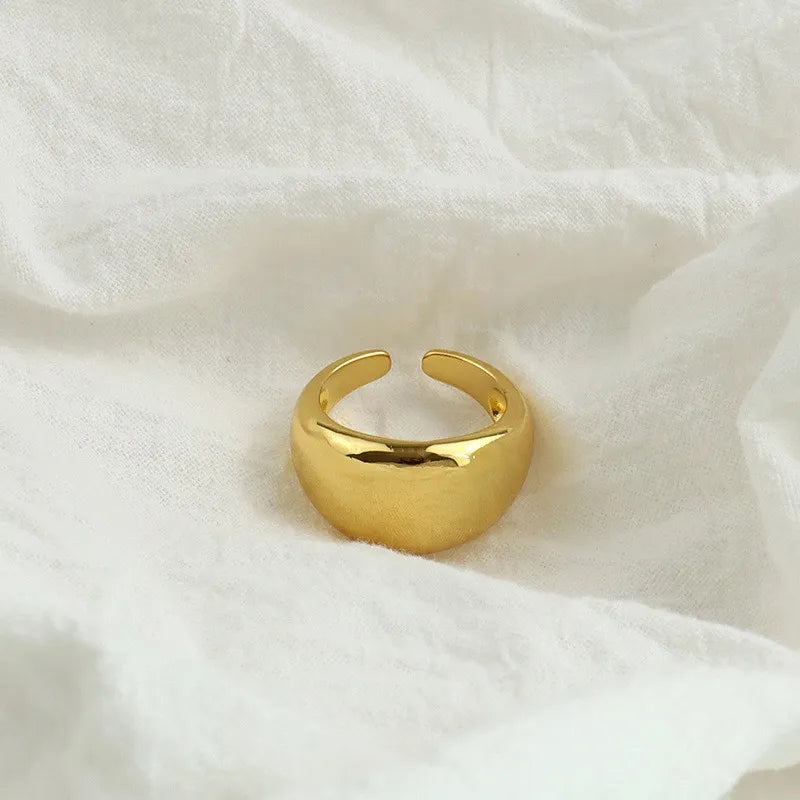 Open classic 18K Gold ring