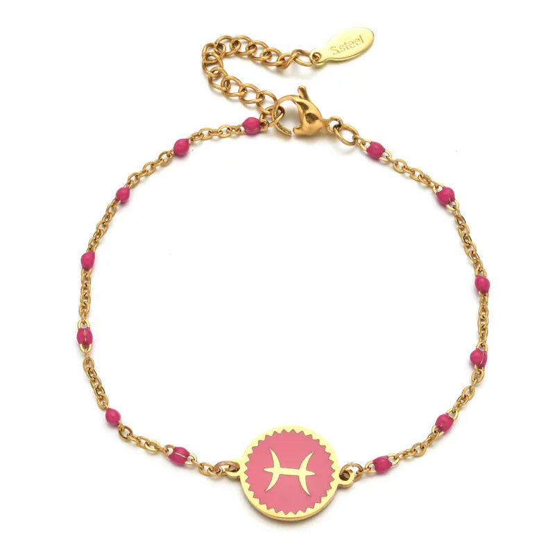 HOROSCOPO GOLD PLATED  BRACELET