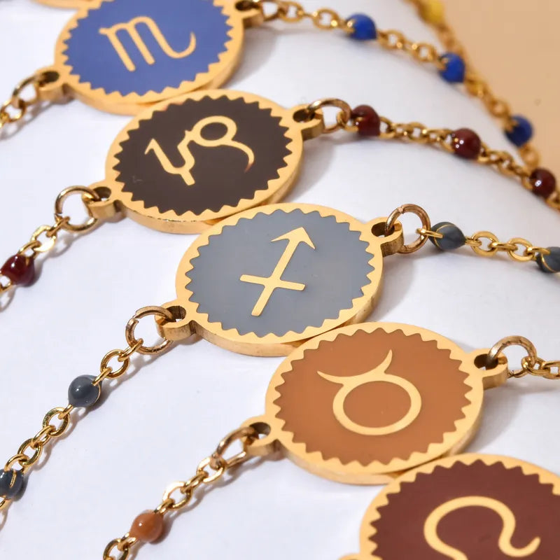 HOROSCOPO GOLD PLATED  BRACELET