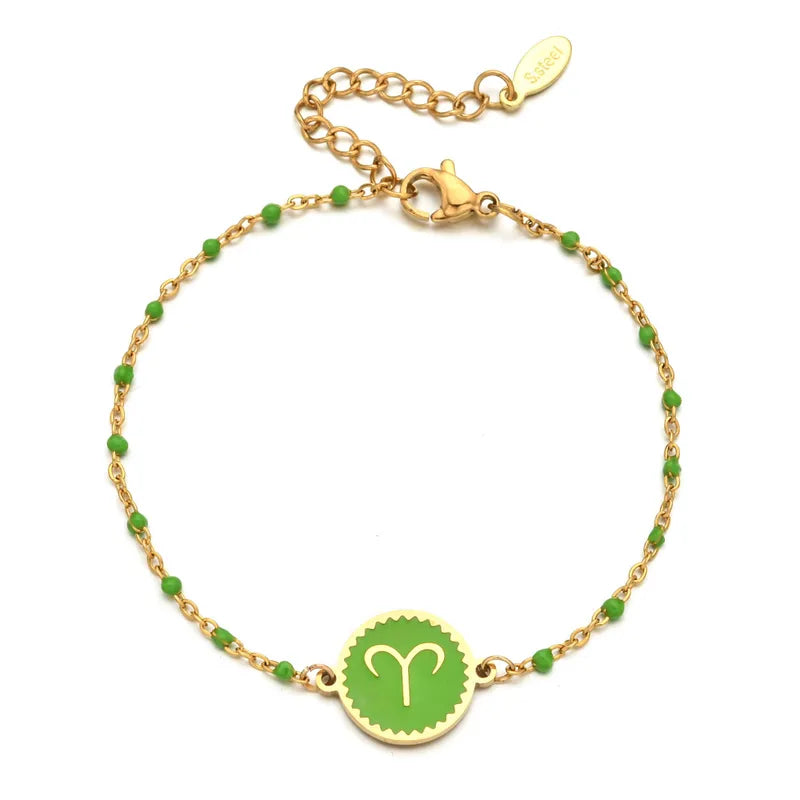 HOROSCOPO GOLD PLATED  BRACELET