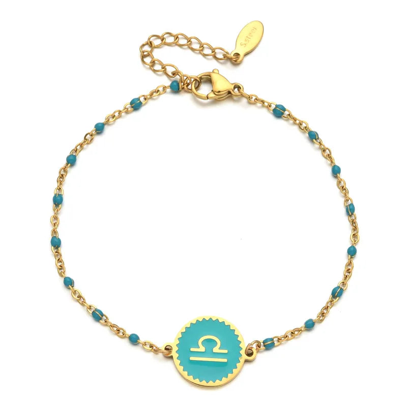 HOROSCOPO GOLD PLATED  BRACELET