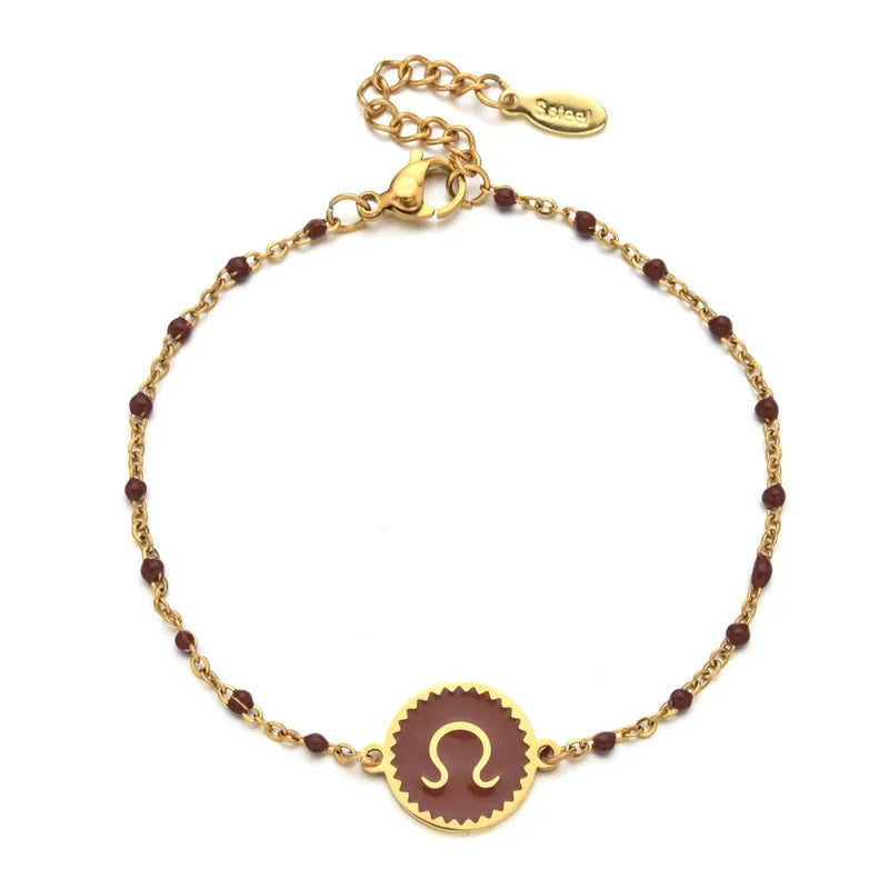 HOROSCOPO GOLD PLATED  BRACELET