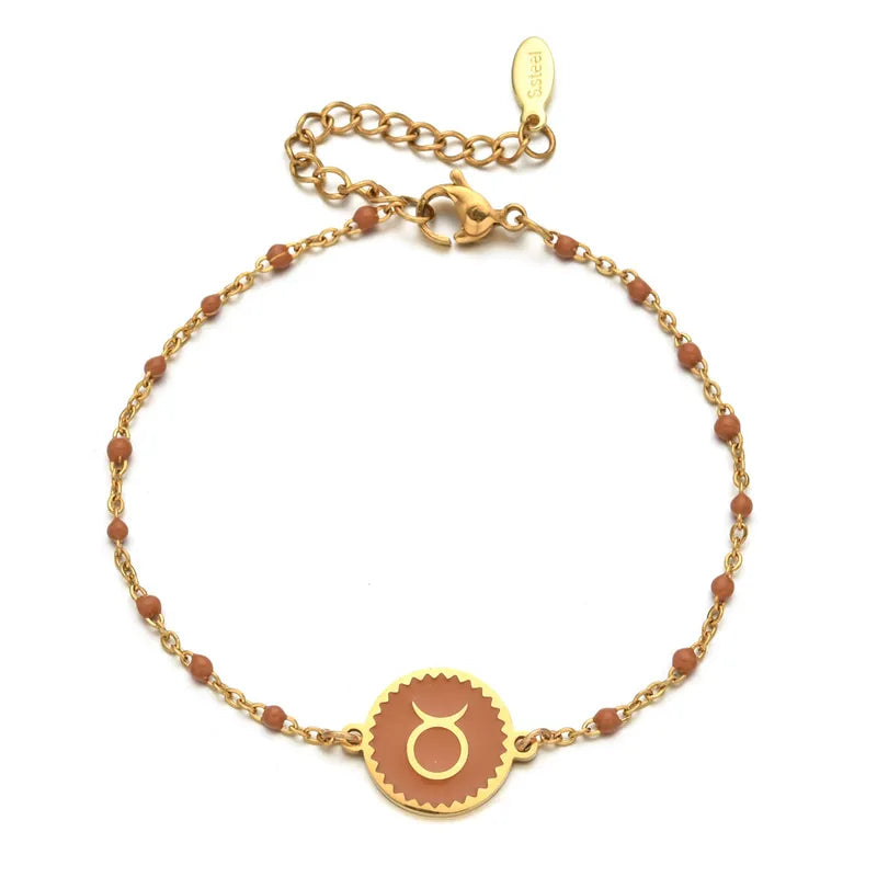 HOROSCOPO GOLD PLATED  BRACELET