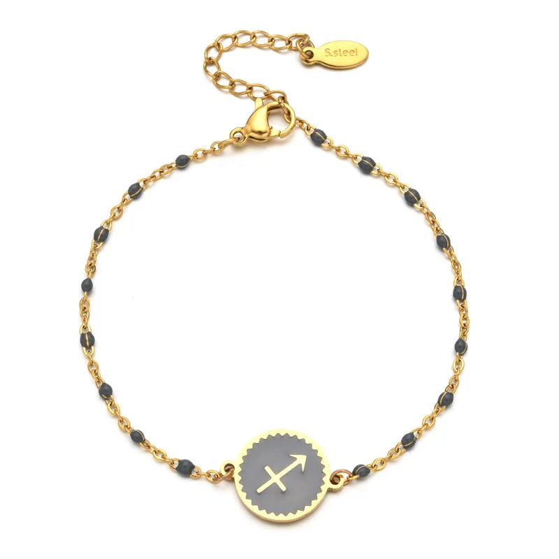 HOROSCOPO GOLD PLATED  BRACELET