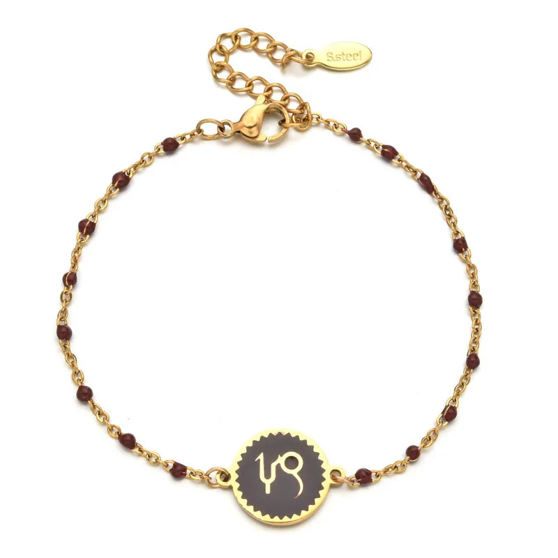 HOROSCOPO GOLD PLATED  BRACELET