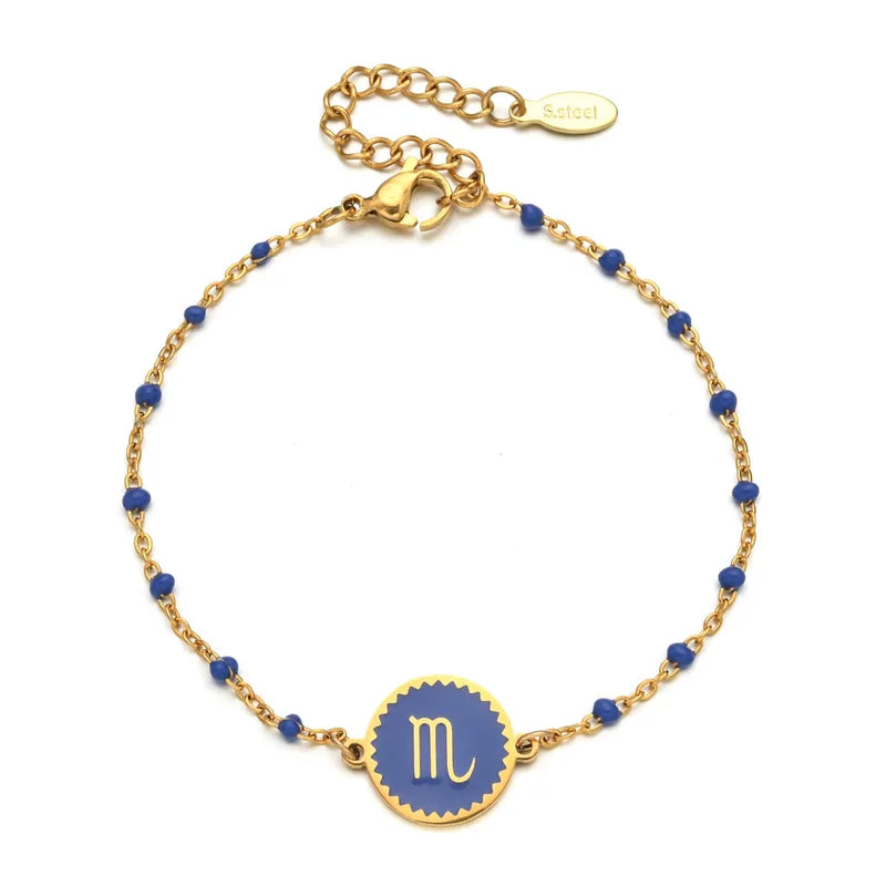 HOROSCOPO GOLD PLATED  BRACELET