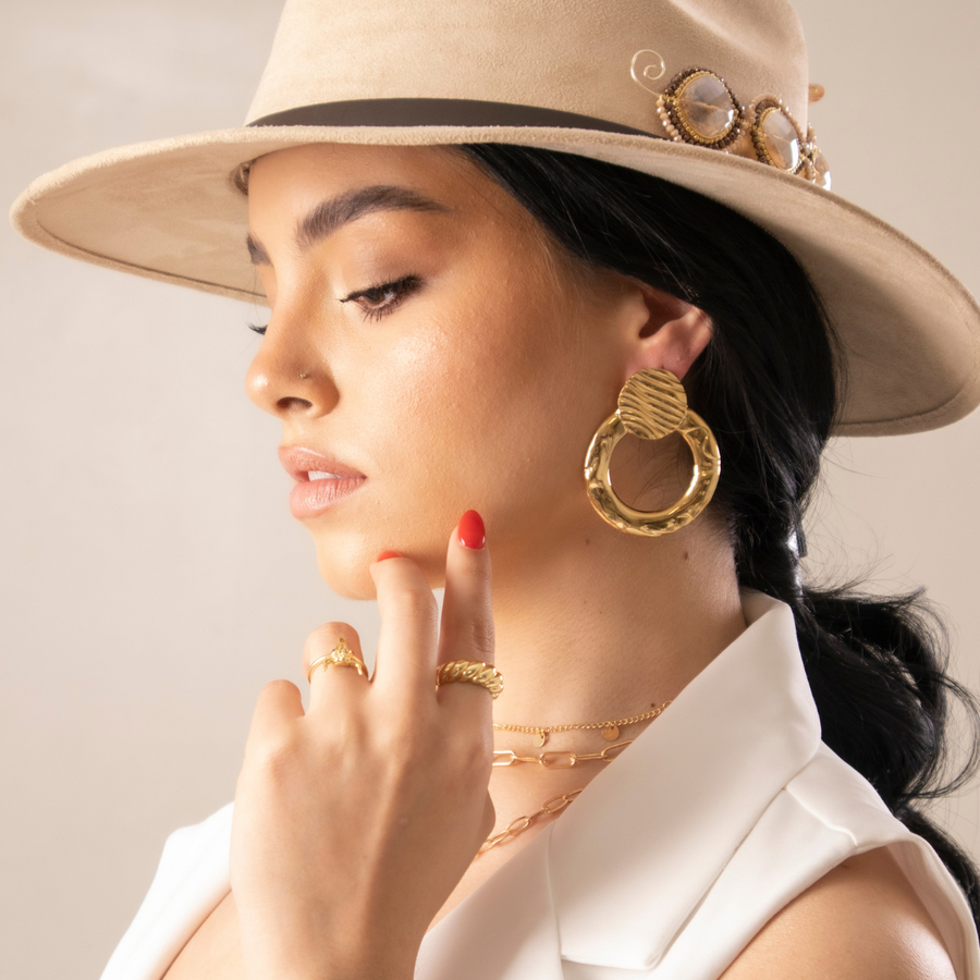 LA DOÑA GOLD EARRINGS