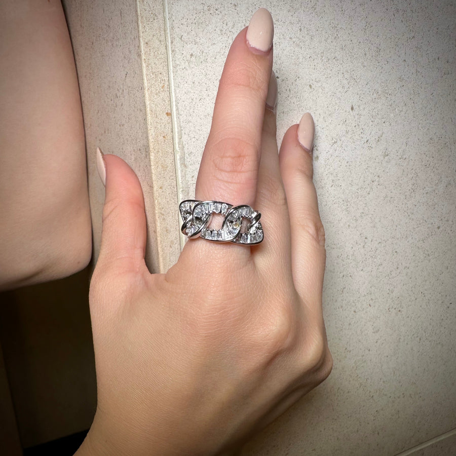 SILVER GODESS RING