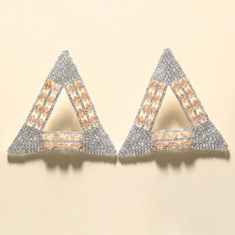 GLAM TRIANGLE EARRINGS