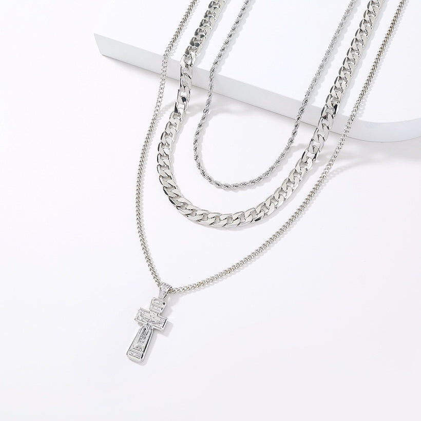 CRUZ SILVER NECKLACE SET