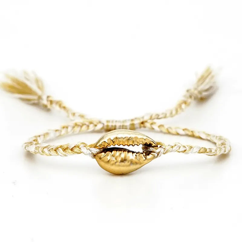 GOLD SHELL BRACELET